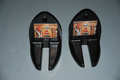 Apres ski WALL MOUNT ski holder, set of 2 Black n Red